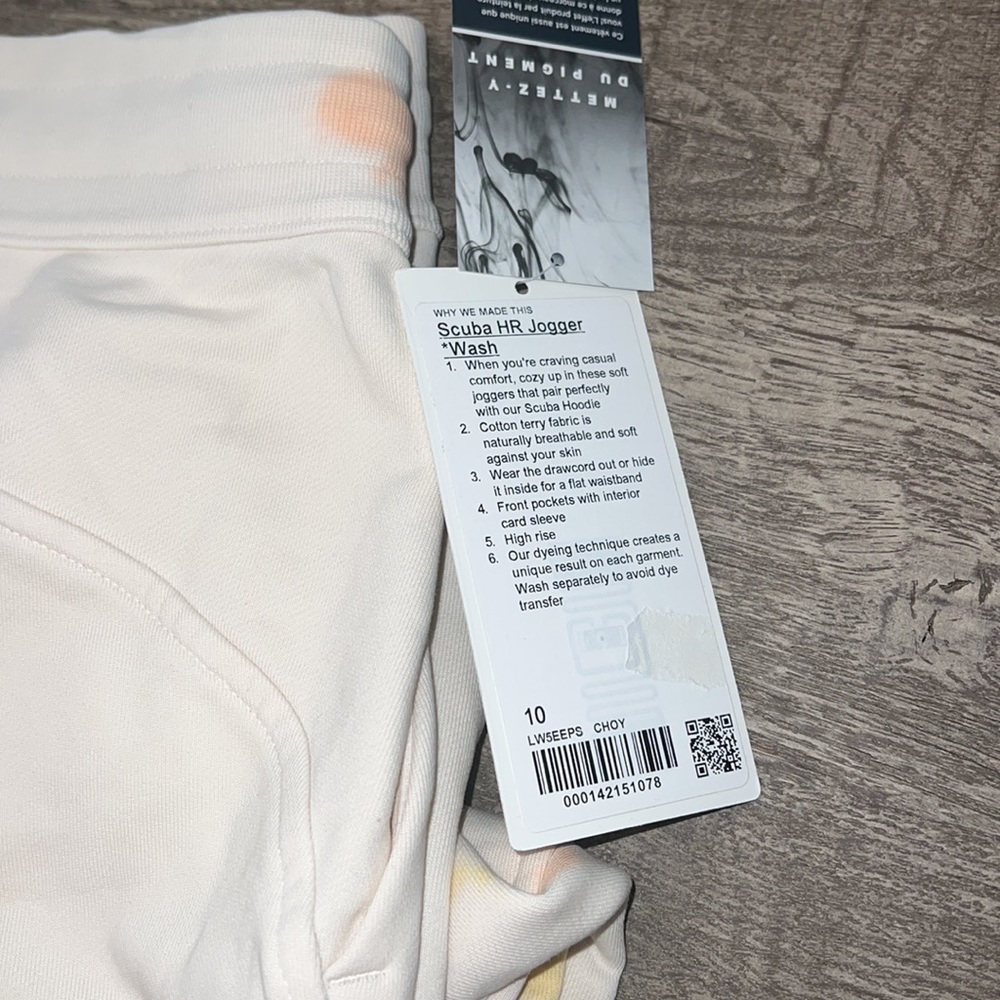 Lululemon Scuba High-Rise French Terry Jogger CHOY size 10 - Picture 7 of 7